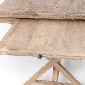 Four Hands Whitewash Palma Desk - Image 6