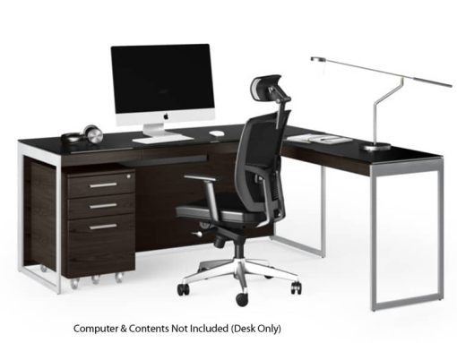 BDI Sequel 20 6101 Charcoal And Satin Nickel Desk - Image 6