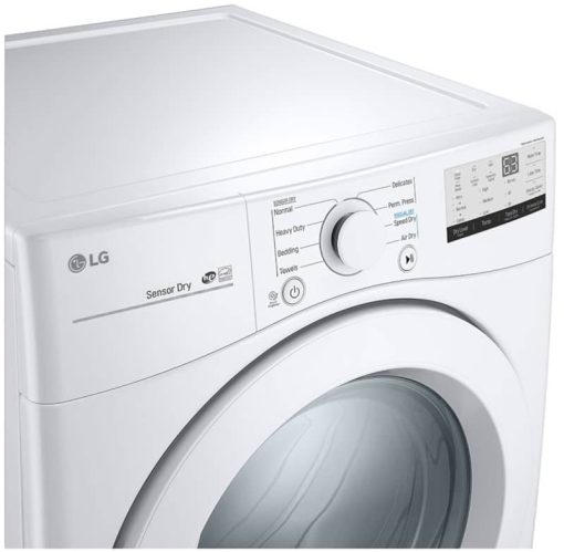 LG 7.4 Cu. Ft. White Electric Dryer - Image 6