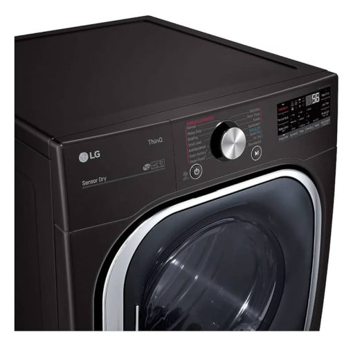 LG 7.4 Cu. Ft. Black Steel Smart Wi-Fi Enabled Electric Dryer With TurboSteam & Built-In Intelligence - Image 6