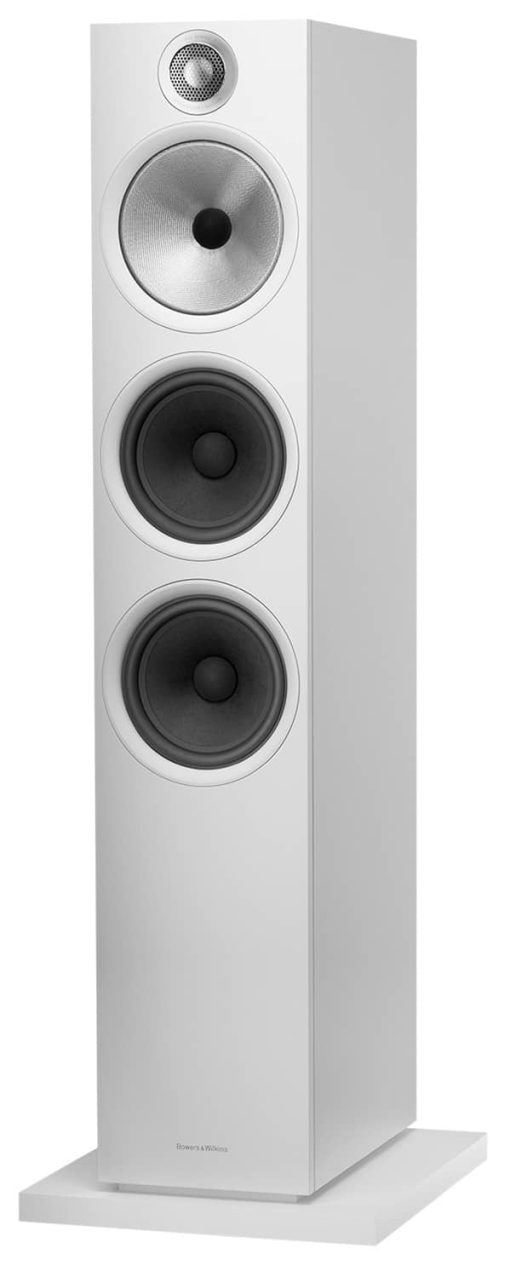 Bowers & Wilkins 600 Series 603 S2 Anniversary Edition Matte White 3-Way Floor Standing Loudspeaker (Each) - Image 4