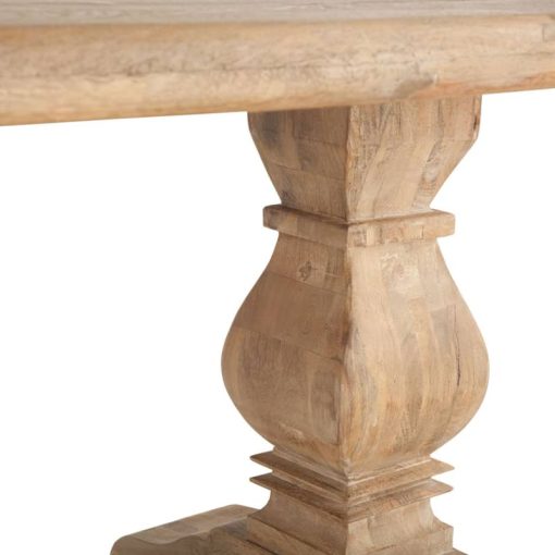 Home Trends & Design San Rafael 84"  Antique Oak Rectangle Dining Table - Image 6