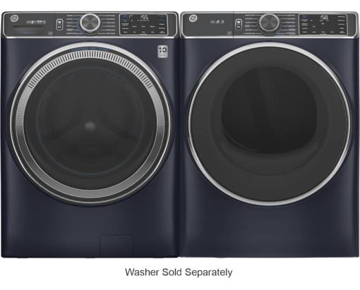GE ADA 7.8 Cu. Ft. Sapphire Blue Smart Front Load Gas Dryer With Steam And Sanitize Cycle - Image 6