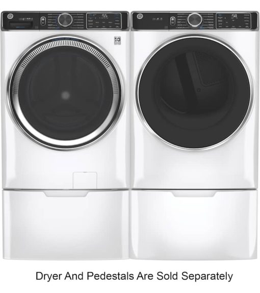 GE ADA 5 Cu. Ft. White Smart Front Load ENERGY STAR Steam Washer With SmartDispense UltraFresh Vent System With OdorBlock And Sanitize + Allergen - Image 6