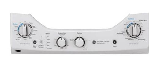 GE Unitized Spacemaker 24" White Stack Washer With Gas Dryer - Image 6