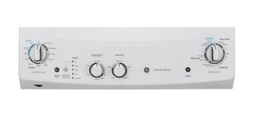 GE Unitized Spacemaker 27" White Stack Washer With Gas Dryer - Image 6