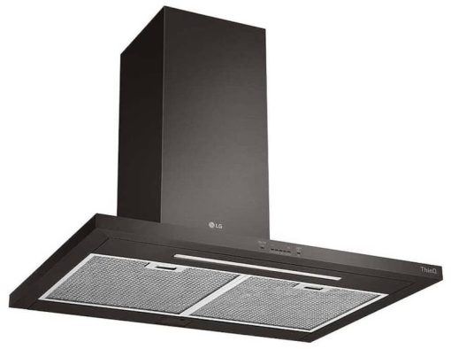 LG 30" Black Stainless Steel Wall Mount Chimney Hood - Image 6