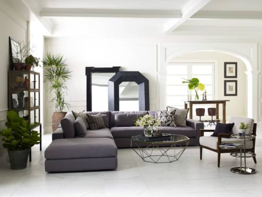 Four Hands Marlow Collection Geometric Coffee Table-Antique Brass - Image 6