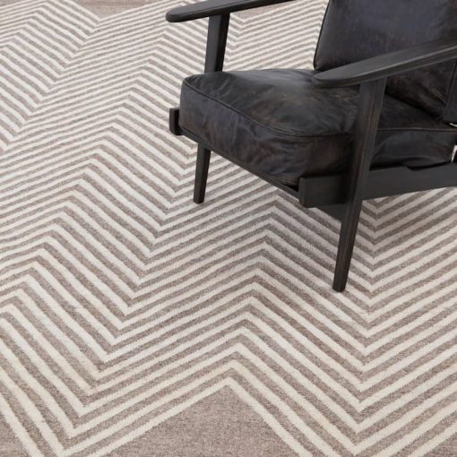 Four Hands Nomad Collection 9x12 Chevron Beige Rug - Image 6