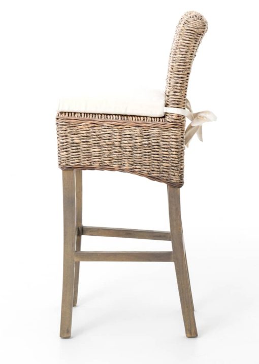 Four Hands Grass Roots Collection Banana Leaf Counter Stool - Image 6