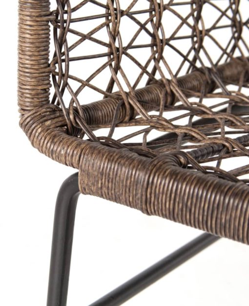 Four Hands Grass Roots Collection Bandera Outdoor Woven Club Chair - Image 6