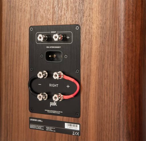 Polk Audio Legend Series L800 Brown Walnut Floorstanding Tower Speaker With Patented SDA-PRO Technology (Each) - Image 6