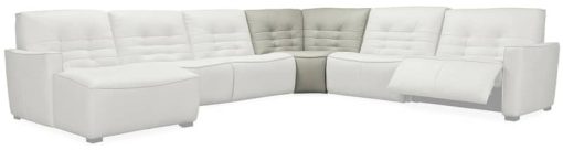 Hooker Furniture Living Room Reaux Grandier 6-Piece RAF Chaise Sectional With 2 Recliners - Image 6