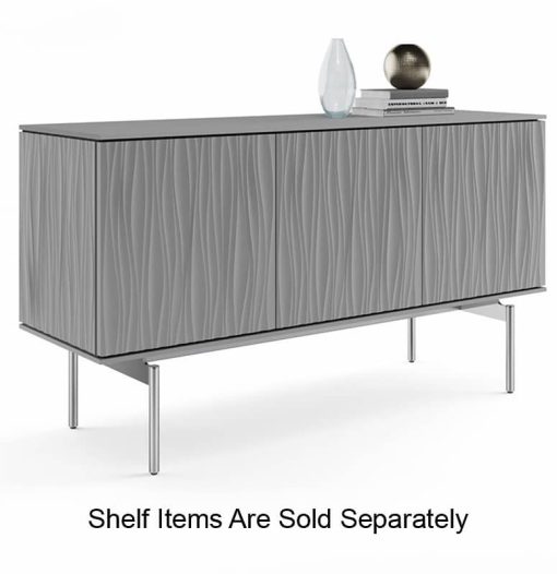 BDI Tanami 7107 Fog Grey Triple-Width Credenza - Image 6