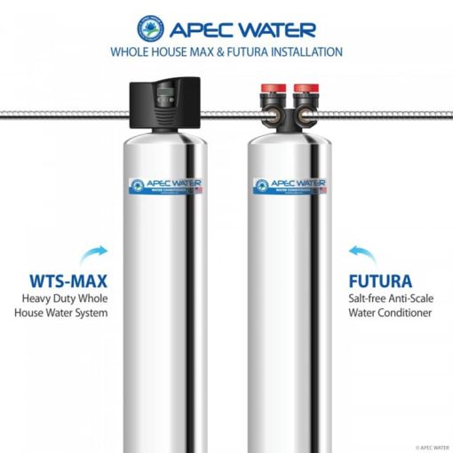 APEC Whole House Water Filter And Salt Free Water Conditioner Systems For 1-3 Bathrooms - Image 6