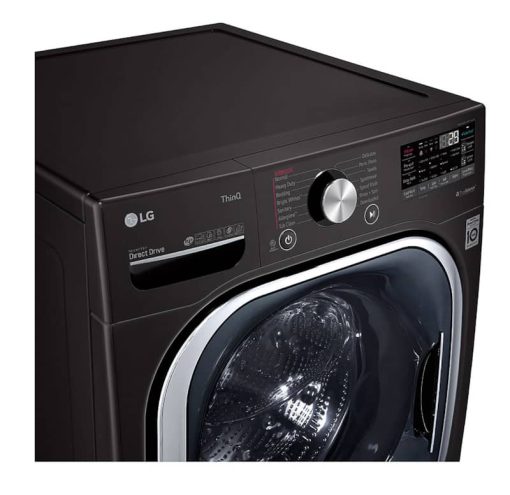 LG 5 Cu. Ft. Black Steel Smart Wi-Fi Enabled Front Load Washer With TurboWash 360 & Built-In Intelligence - Image 5