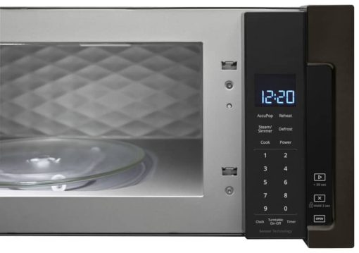 Whirlpool 1.1 Cu. Ft. Fingerprint Resistant Black Stainless Steel Low Profile Microwave Hood Combination - Image 6