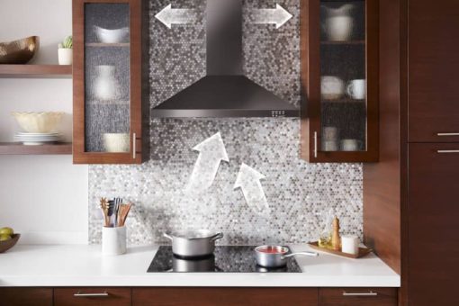Whirlpool 30" Fingerprint Resistant Black Stainless Steel Contemporary Wall Mount Range Hood - Image 6