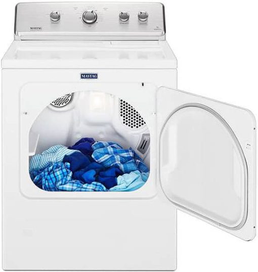 Maytag 7 Cu. Ft. White Large Capacity Gas Dryer With Wrinkle Control - Image 6