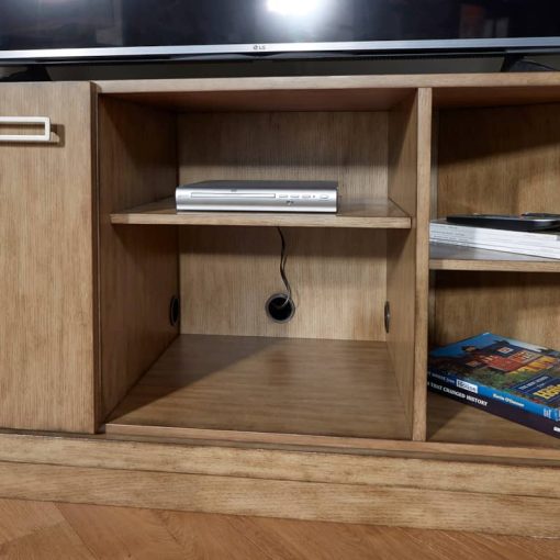 Homestyles Big Sur Oak Corner Entertainment Stand - Image 7