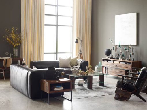 Four Hands Old Saddle Black Nolita Sectional Laf - Image 7