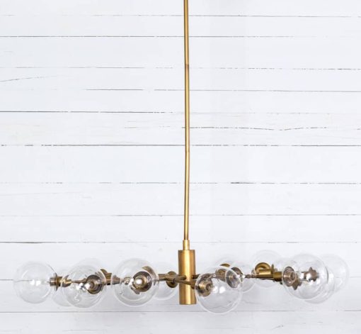 Four Hands Carnegie Collection Pellman Matte Brass Chandelier - Image 7
