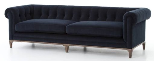 Four Hands Plush Navy Banks Griffon Sofa - Image 7