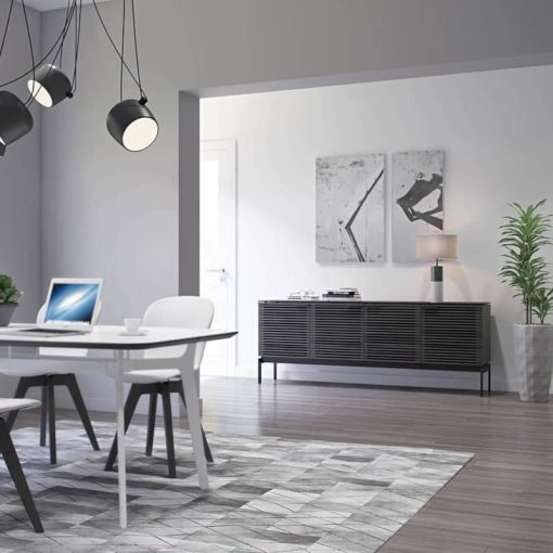 BDI Corridor SV 7129 Charcoal Stained Ash Credenza - Image 7