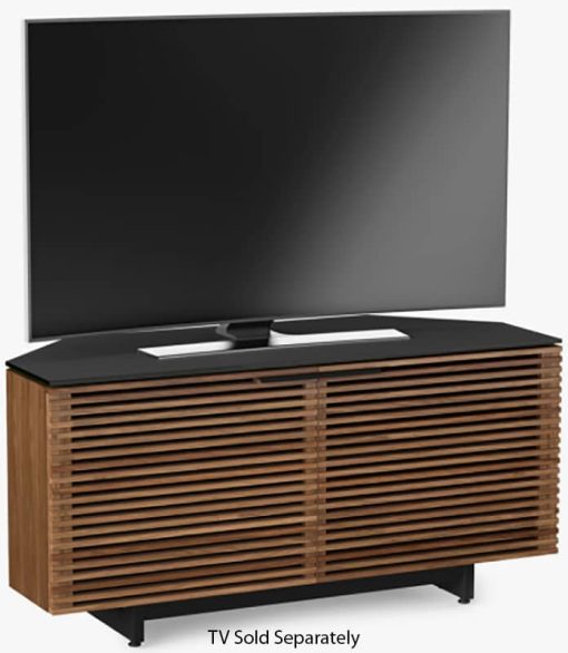 BDI Corridor 8175 Natural Walnut Corner Media Cabinet - Image 5