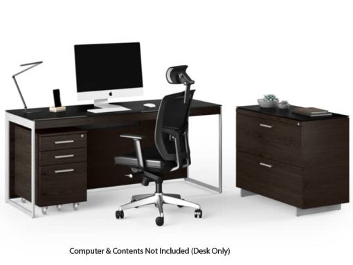 BDI Sequel 20 6101 Charcoal And Satin Nickel Desk - Image 7