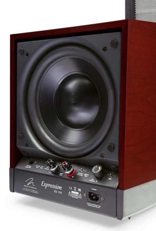 MartinLogan Expression ESL 13A Dark Cherry Floorstanding Speakers (Pair) - Image 7