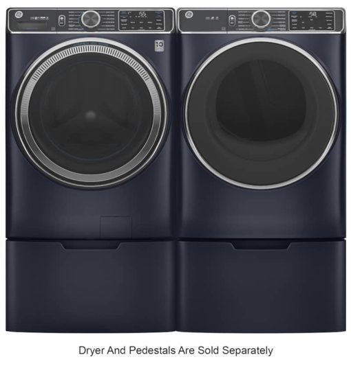 GE ADA 5 Cu. Ft. Sapphire Blue Smart Front Load ENERGY STAR Steam Washer With SmartDispense UltraFresh Vent System With OdorBlock And Sanitize + Allergen - Image 7