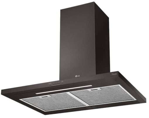 LG 30" Black Stainless Steel Wall Mount Chimney Hood - Image 7