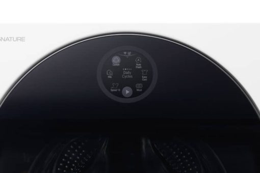LG SIGNATURE 2.8 Cu. Ft. White Smart Wi-Fi Enabled Front Load Washer & Dryer Combo - Image 7