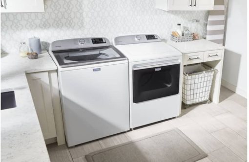 Maytag 4.7 Cu. Ft. White Smart Capable Top Load Washer With Extra Power Button - Image 7