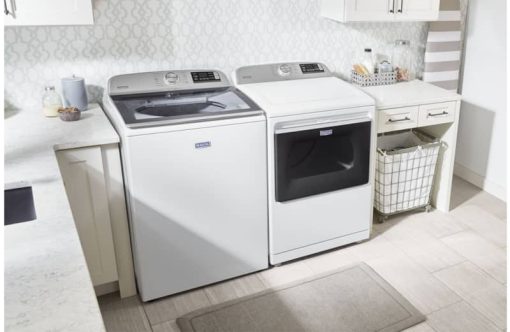 Maytag 5.2 Cu. Ft. White Smart Capable Top Load Washer With Extra Power Button - Image 7