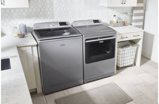 Maytag 5.3 Cu. Ft. Metallic Slate Smart Capable Top Load Washer With Extra Power Button - Image 7