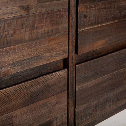 Home Trends & Design Urban Loft 60" Dark Brown Dresser - Image 8