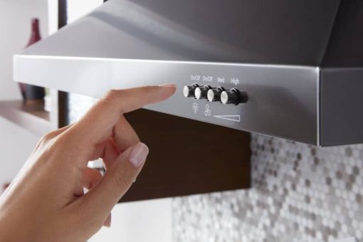 Whirlpool 30" Fingerprint Resistant Black Stainless Steel Contemporary Wall Mount Range Hood - Image 7