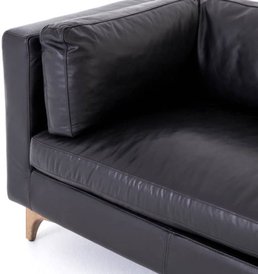 Four Hands Carnegie Collection 94" Rider Black Beckwith Sofa - Image 7