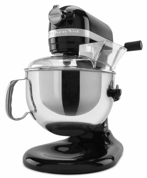 KitchenAid Professional 600 Series 6 Qt. Onyx Black Bowl-Lift Stand Mixer - Image 8
