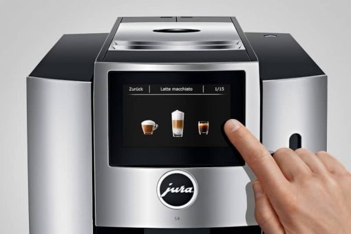 Jura S8 Chrome Automatic Coffee Machine - Image 9