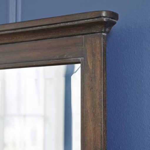 Homestyles Southport Distressed Oak Dresser With Mirror - Image 8