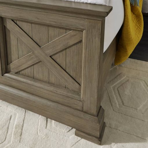 Homestyles Mountain Lodge Gray King Bed - Image 8