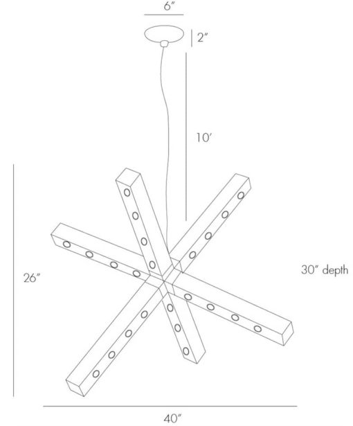 Arteriors Harding Chandelier - Image 8