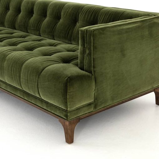 Four Hands Kensington Collection Dylan Sapphire Olive Sofa - Image 8