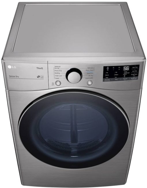 LG 7.4 Cu. Ft. Graphite Steel Smart Wi-Fi Enabled Front Load Electric Dryer With Built-In Intelligence - Image 8