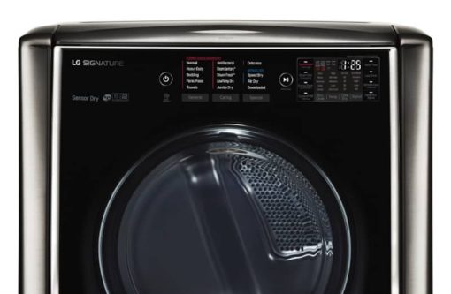 LG SIGNATURE 9 Cu. Ft. Black Stainless Steel Large Smart Wi-Fi Enabled Electric Dryer With TurboSteam - Image 8