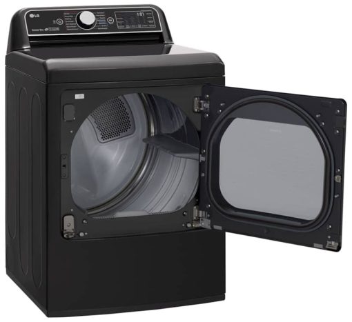 LG 7.3 Cu. Ft. Black Steel Gas Dryer With TurboSteam - Image 8