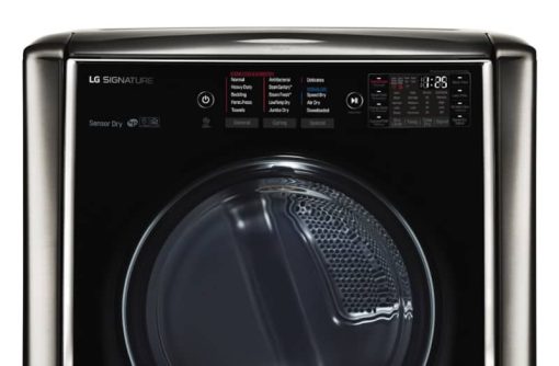 LG SIGNATURE 9 Cu. Ft. Black Stainless Steel Large Smart Wi-Fi Enabled Gas Dryer With TurboSteam - Image 8